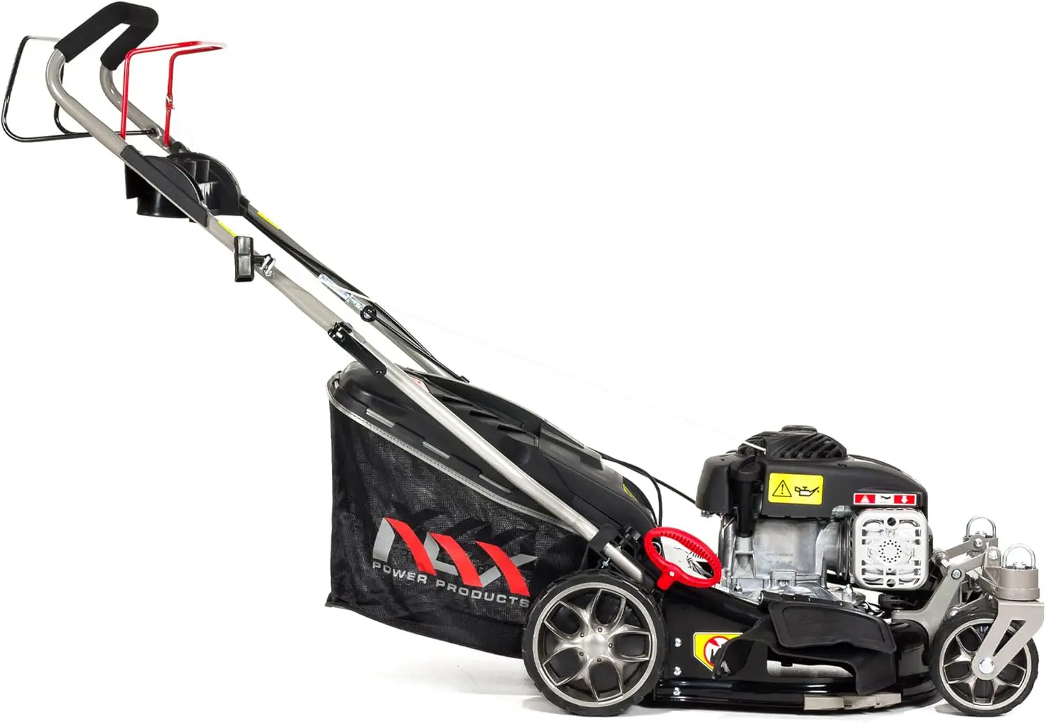 Tondeuse autoportée en acier noir vue 5