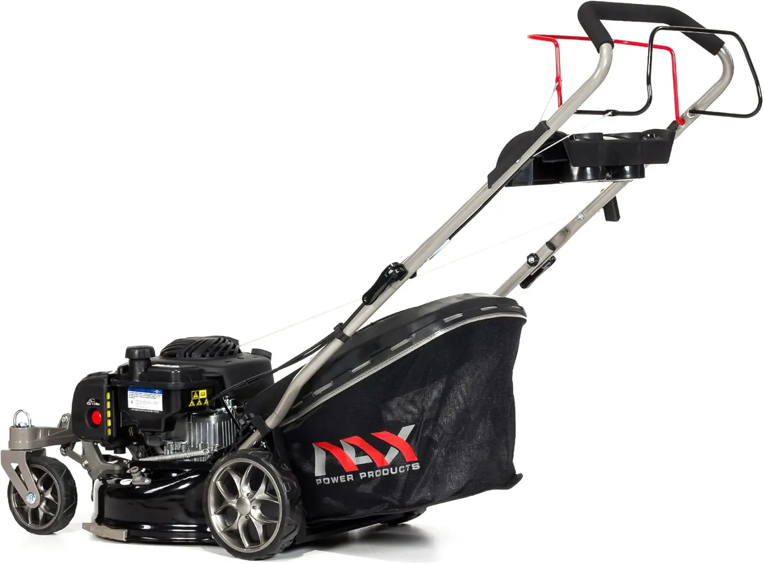 Tondeuse autoportée en acier noir vue 6