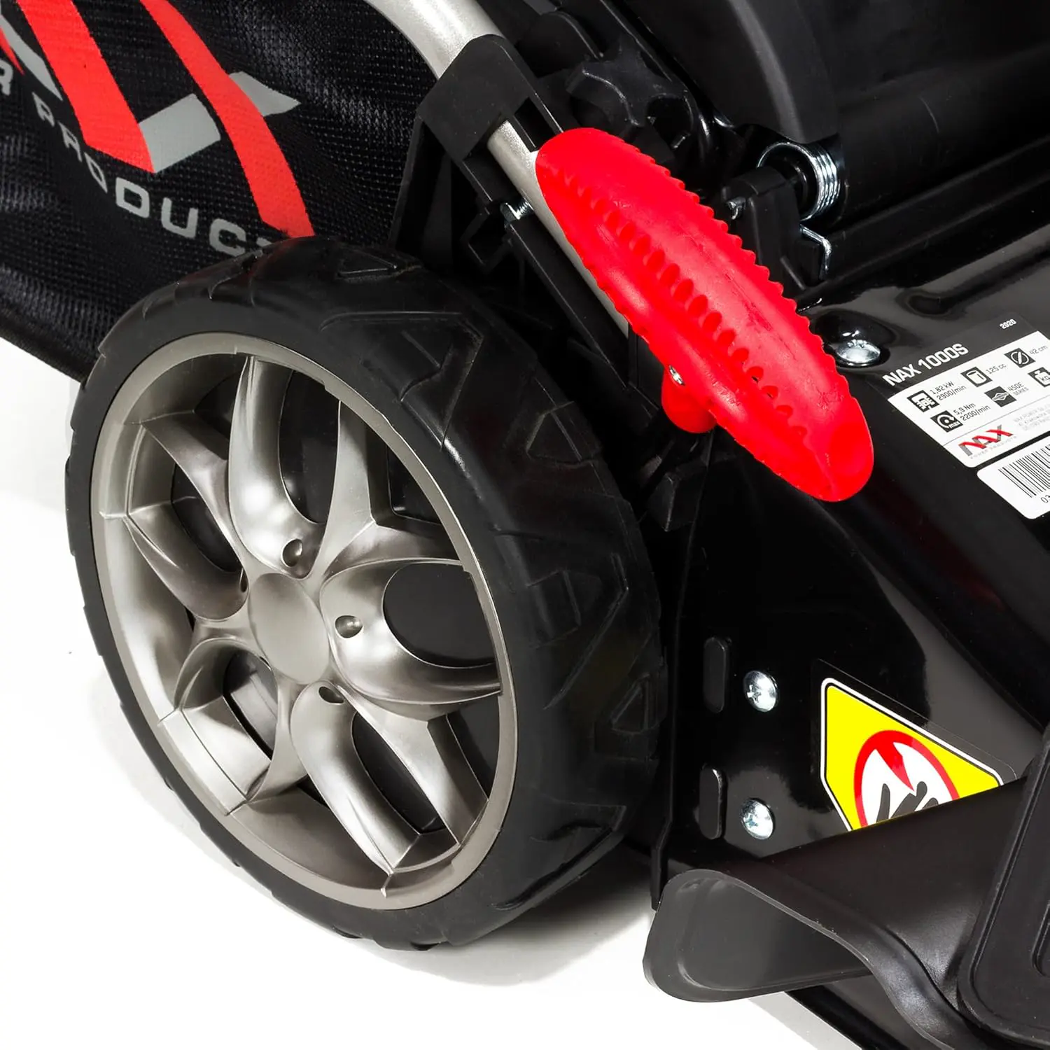 Tondeuse autoportée en acier noir vue 10