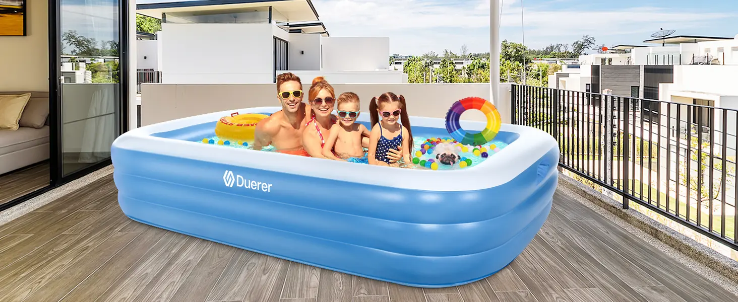 Piscine hors sol 5 places bleu 182 x 56 cm — contenu détaillé 10