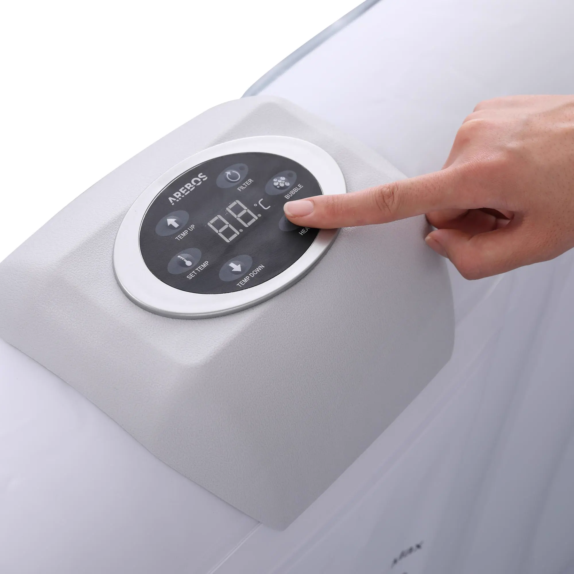 Spa gonflable 2 personnes 4 places 154 x 154 cm — contenu détaillé 6