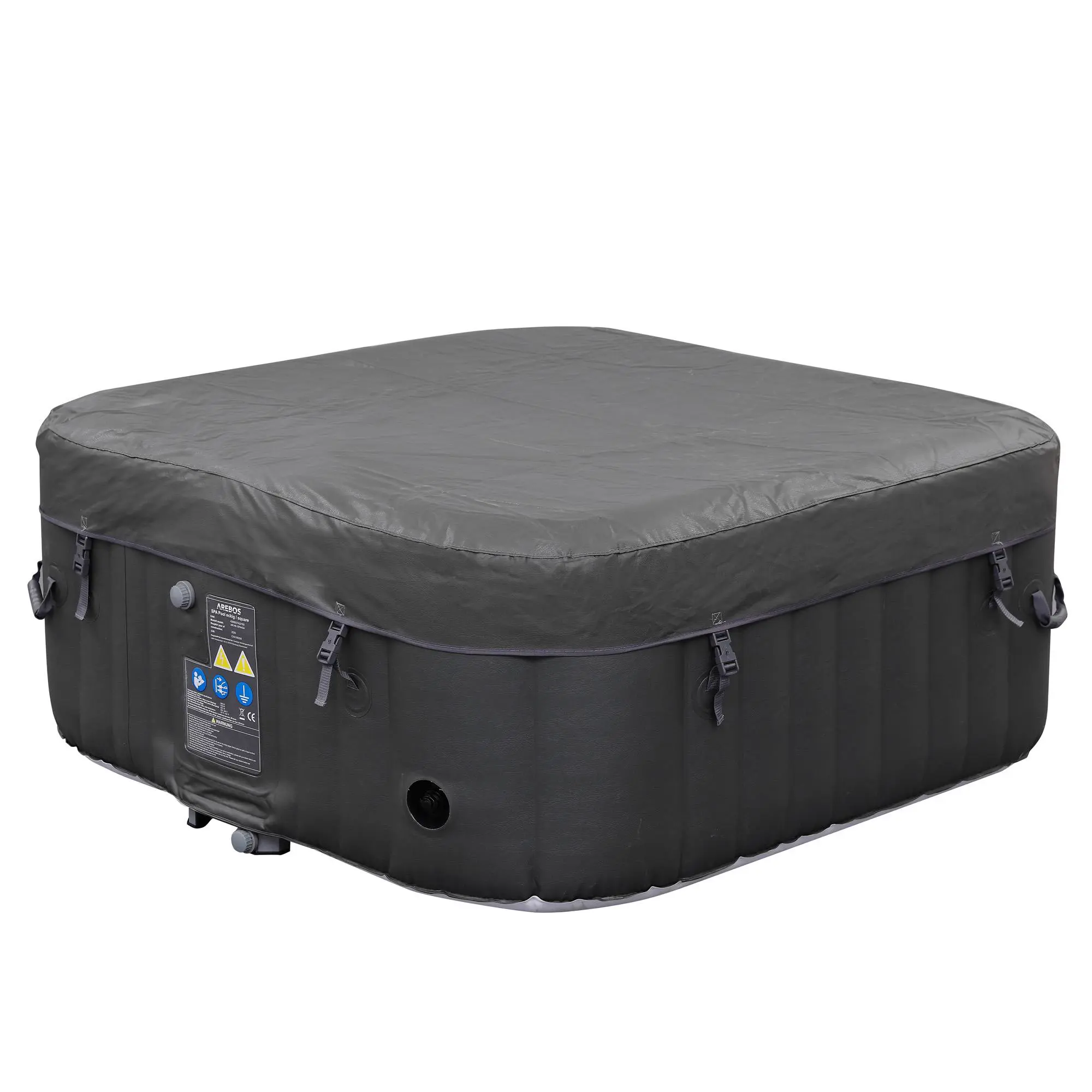 Spa gonflable 2 personnes 4 places 154 x 154 cm — contenu détaillé 8