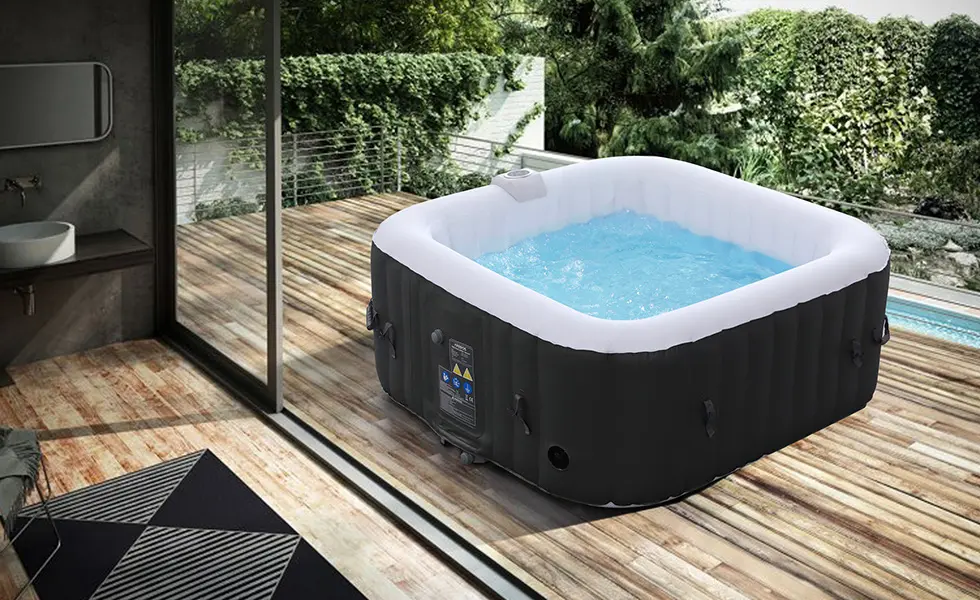 Spa gonflable 2 personnes 4 places 154 x 154 cm — contenu détaillé 9