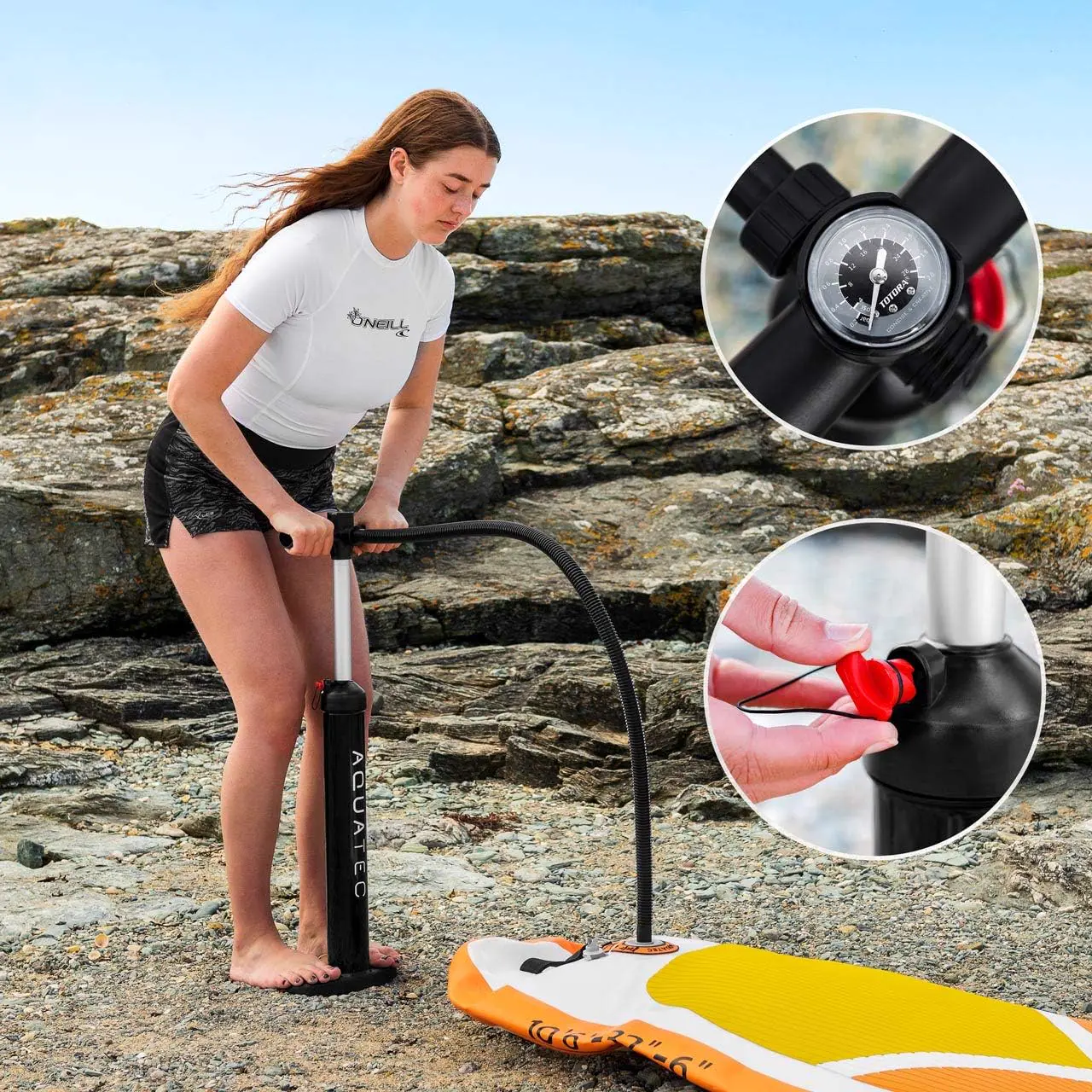 Paddle gonflable en aluminium vue 5