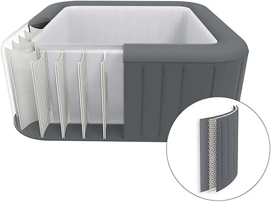 Spa gonflable 6 personnes 6 places 180 x 71 cm vue 6