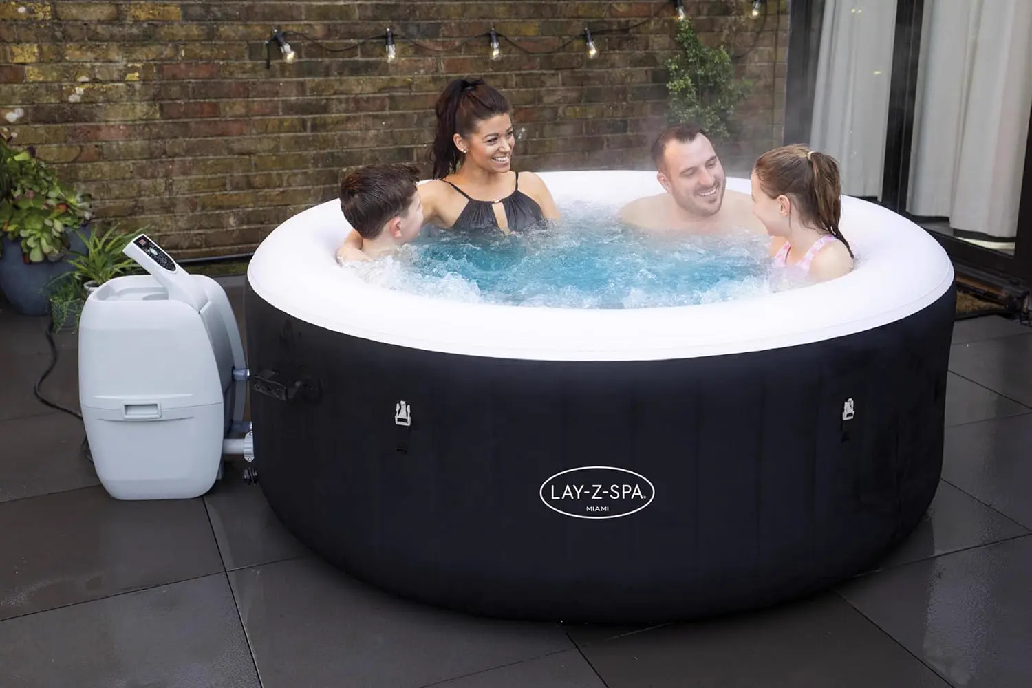 Spa gonflable 2 personnes 4 places 180 x 66 cm vue 2