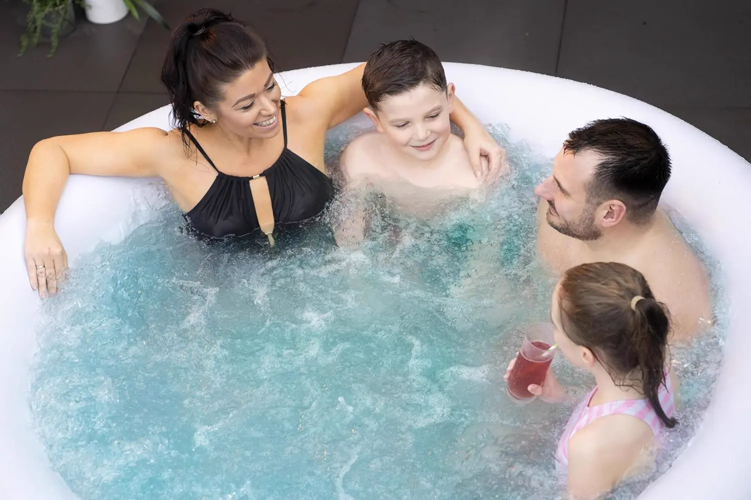 Spa gonflable 2 personnes 4 places 180 x 66 cm vue 9