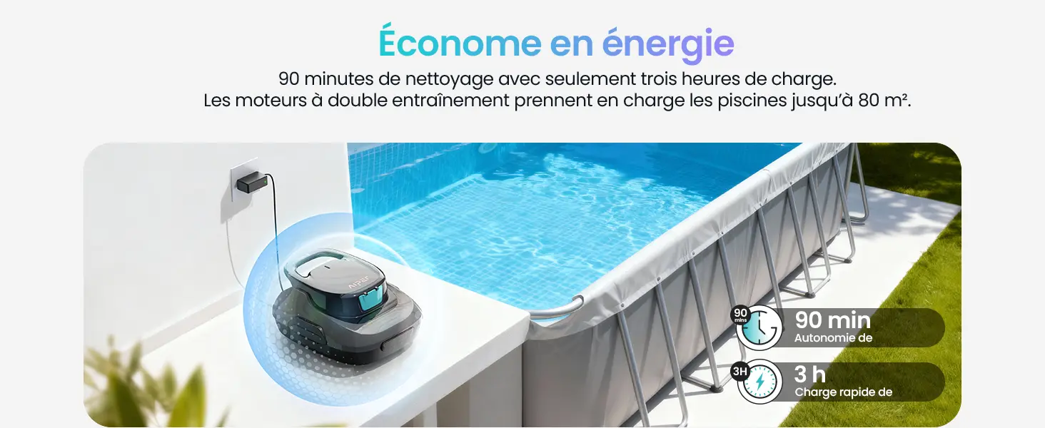 Robot piscine vert 80 m² — contenu détaillé 6