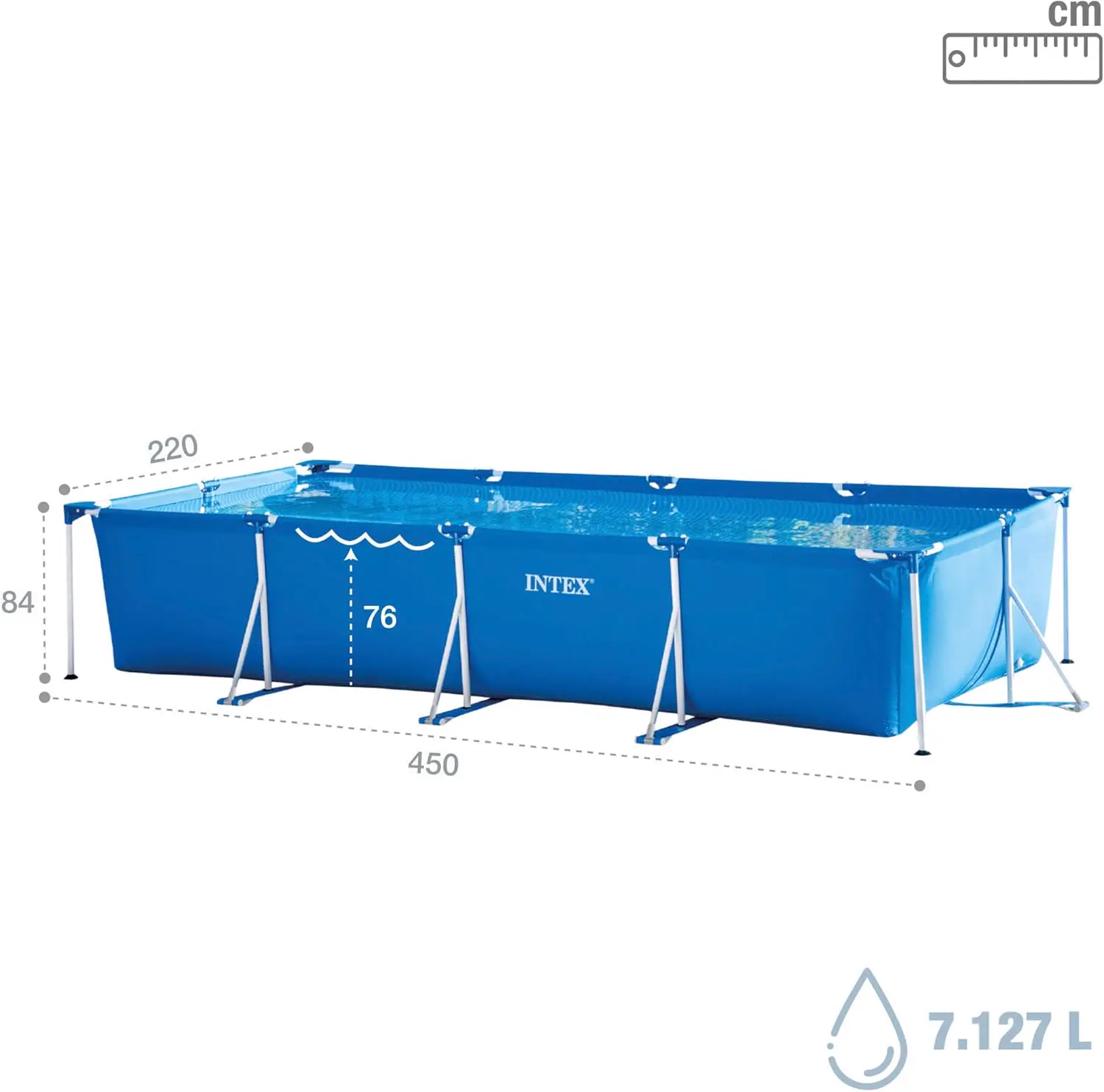 Piscine hors sol en métal vue 4