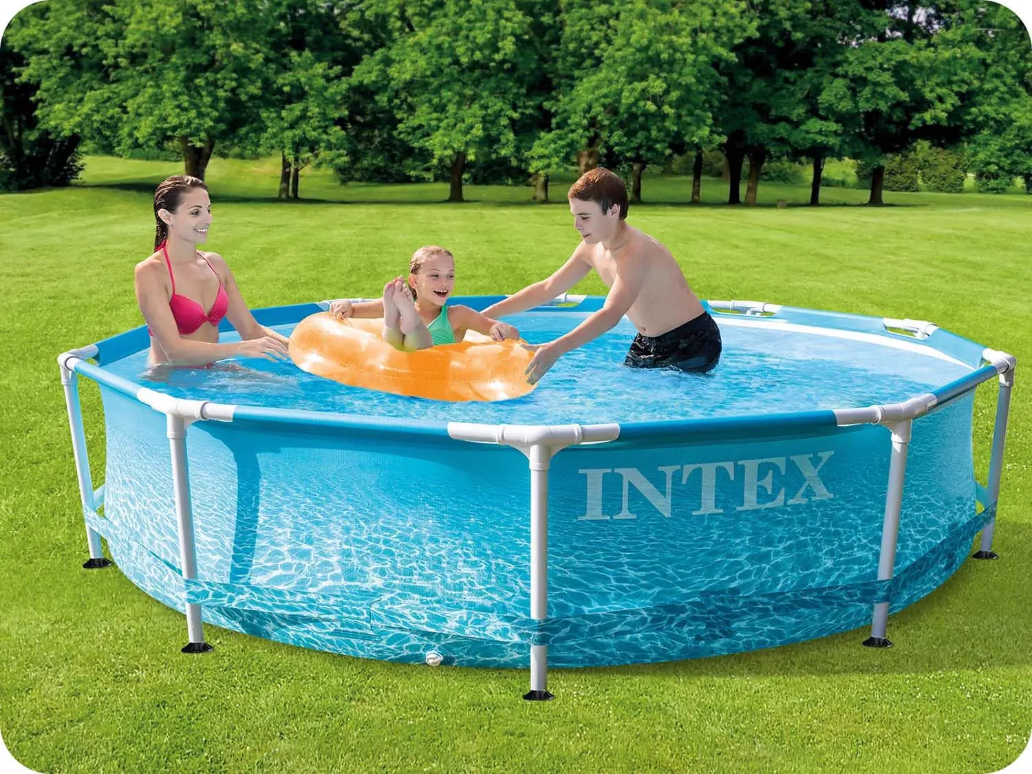 Piscine hors sol en métal vue 3
