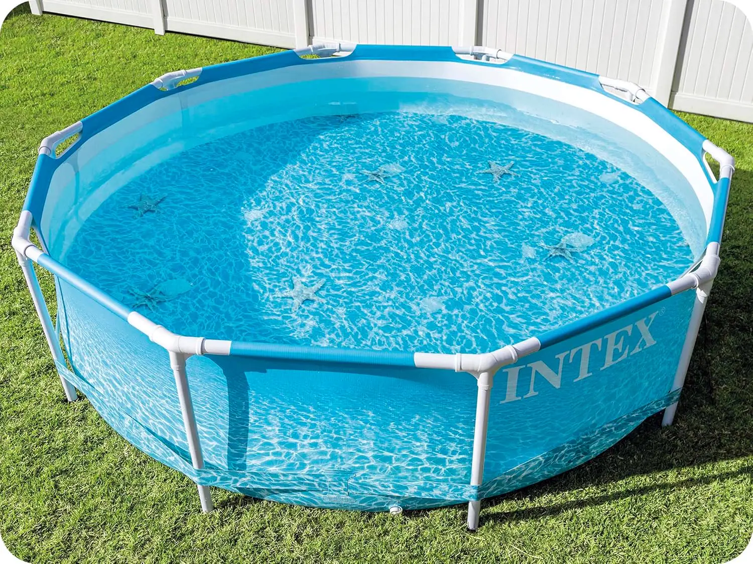 Piscine hors sol en métal vue 4