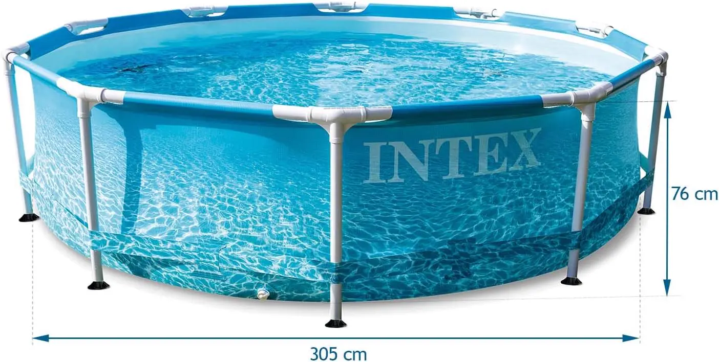 Piscine hors sol en métal vue 8