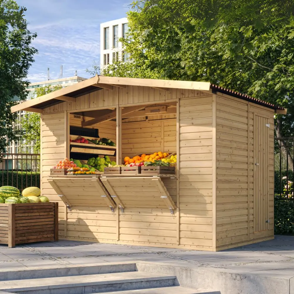 Abri de jardin en bois en bois 6 m² vue 2