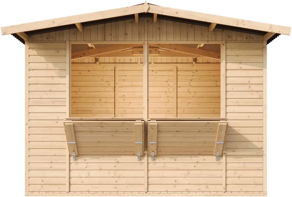 Abri de jardin en bois en bois 6 m² vue 8