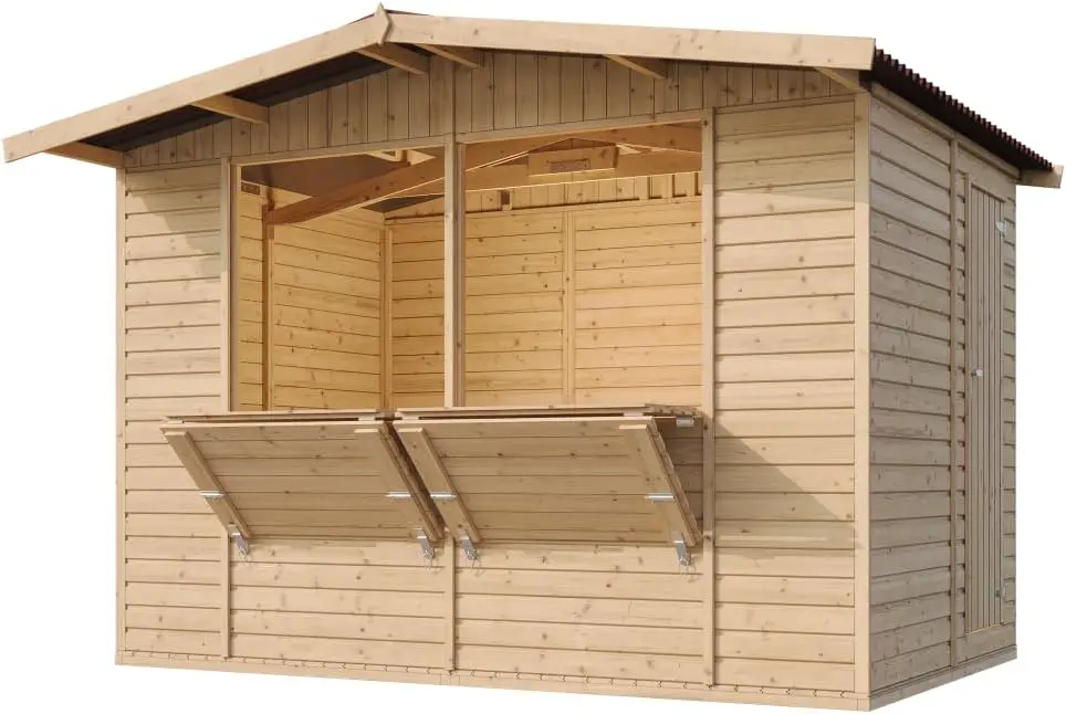 Abri de jardin en bois en bois 6 m² vue 10