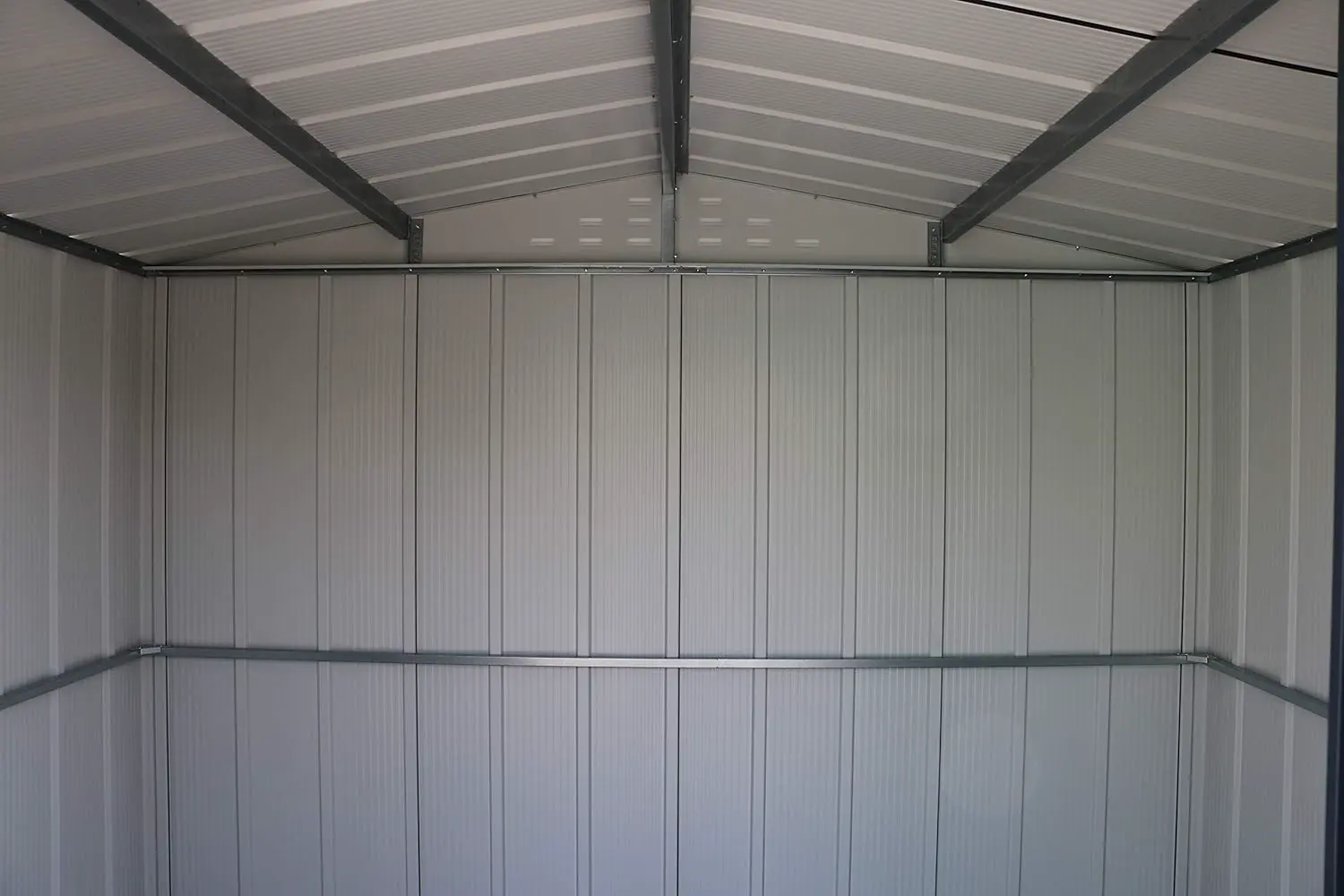 Abri de jardin en bois en métal 7,28 m² vue 9