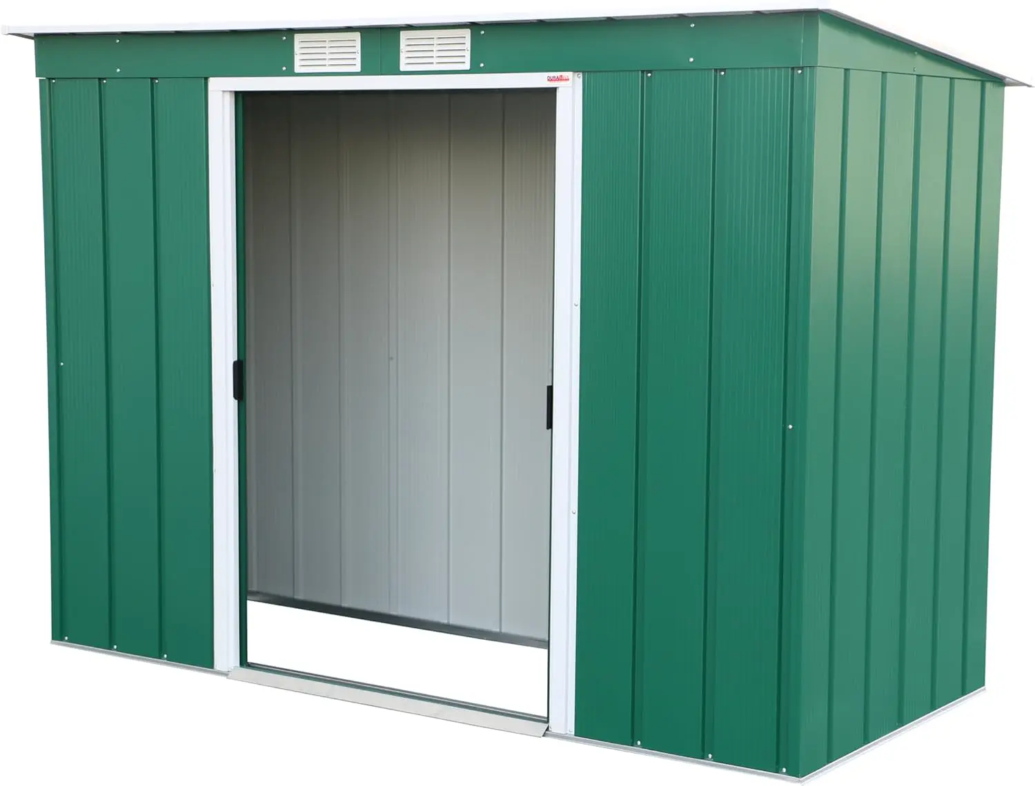 Abri de jardin en métal en acier vert 2,85 m² vue 7