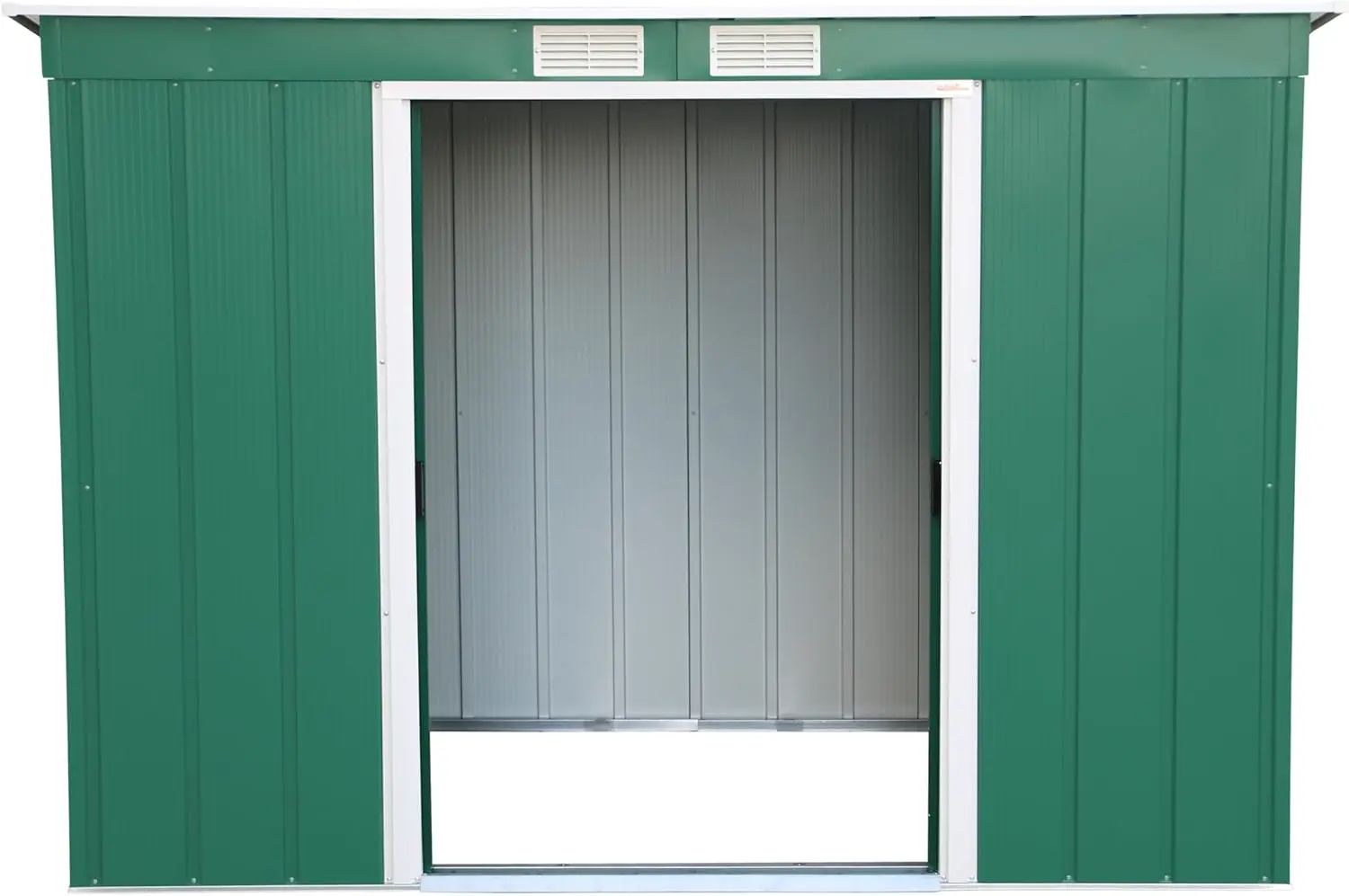 Abri de jardin en métal en acier vert 2,85 m² vue 9