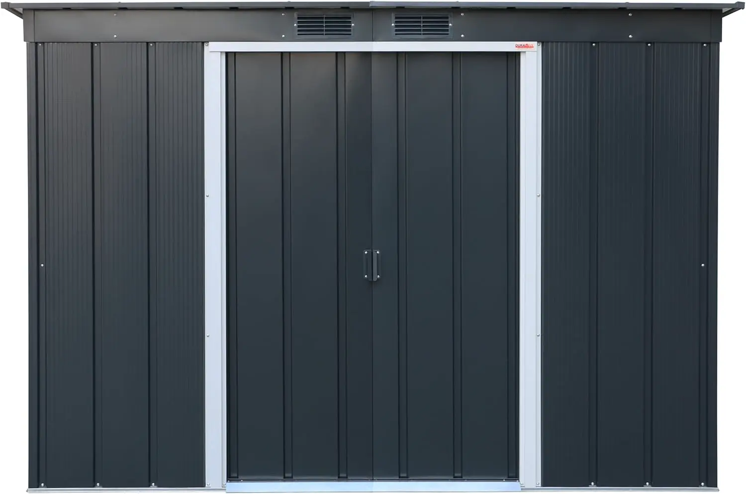 Abri de jardin en métal en métal anthracite 2,85 m² vue 8