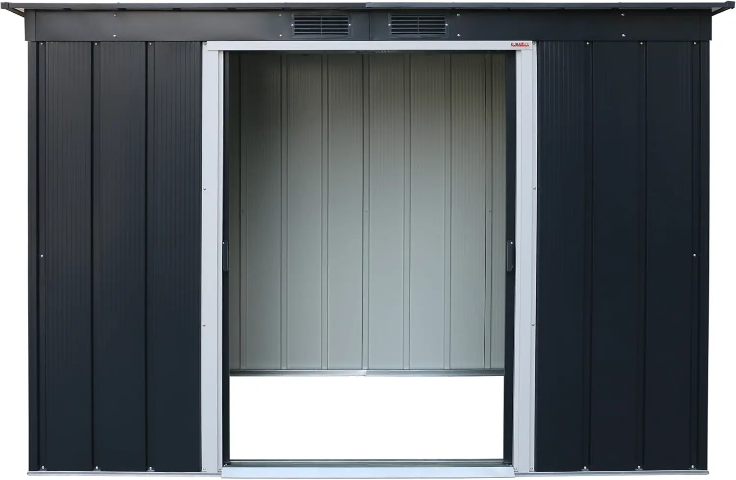 Abri de jardin en métal en métal anthracite 2,85 m² vue 9