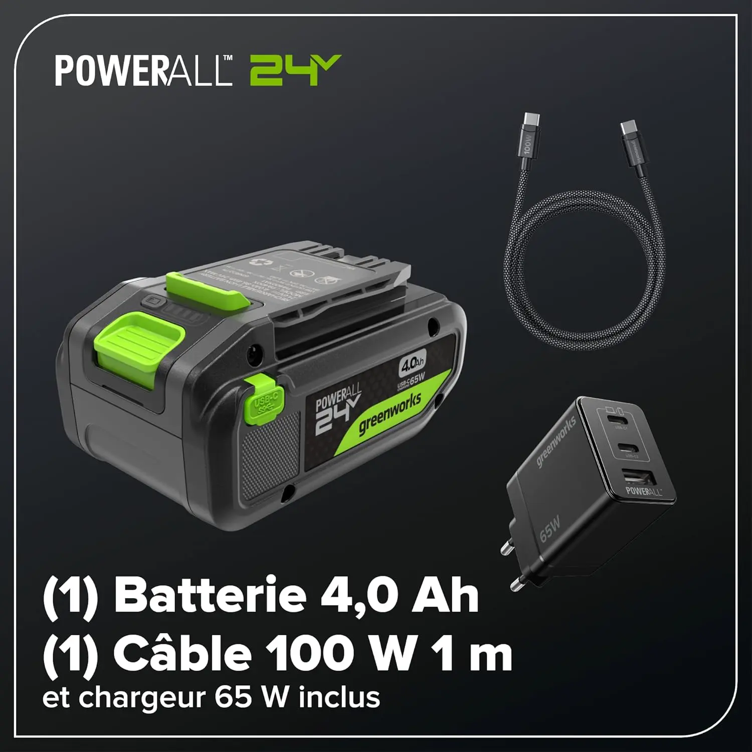 Tronçonneuse à batterie en acier vue 6