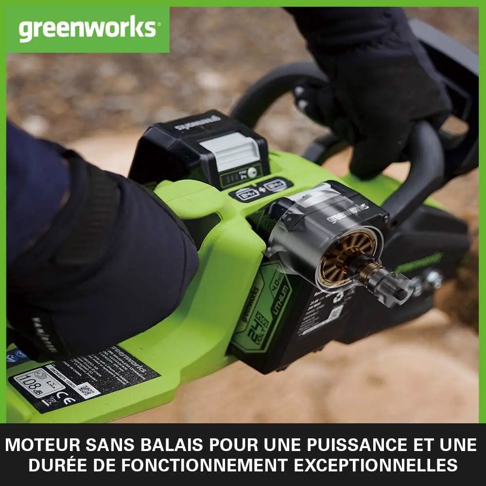Tronçonneuse à batterie en acier 2 x 24 vue 4