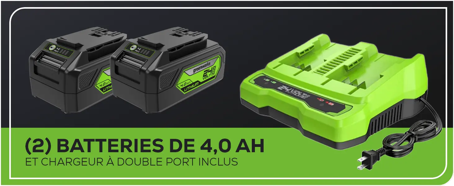 Tronçonneuse à batterie en acier 24X2 — contenu détaillé 2