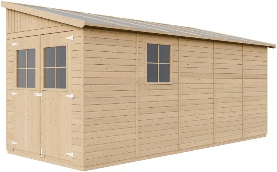 Abri de Jardin en Bois Naturel