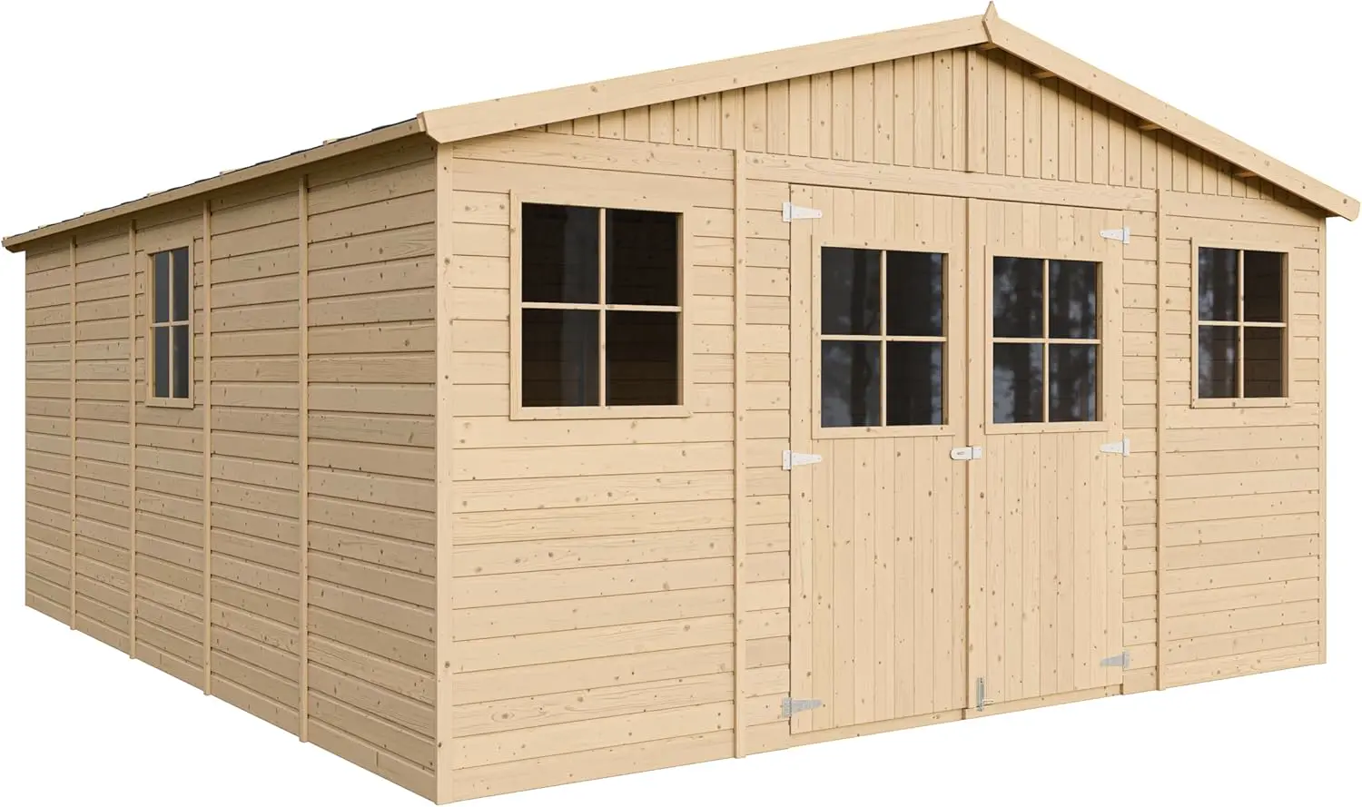 Abri de Jardin en Bois Exterieur avec Les PLANCHERS IMPRÉGNÉ- Maison