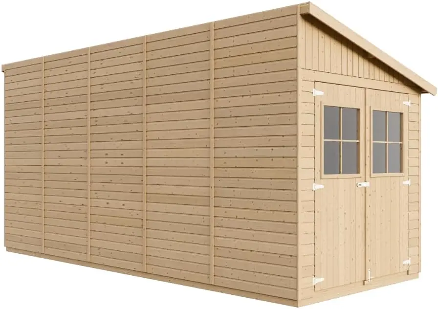 Abri de Jardin en Bois Naturel