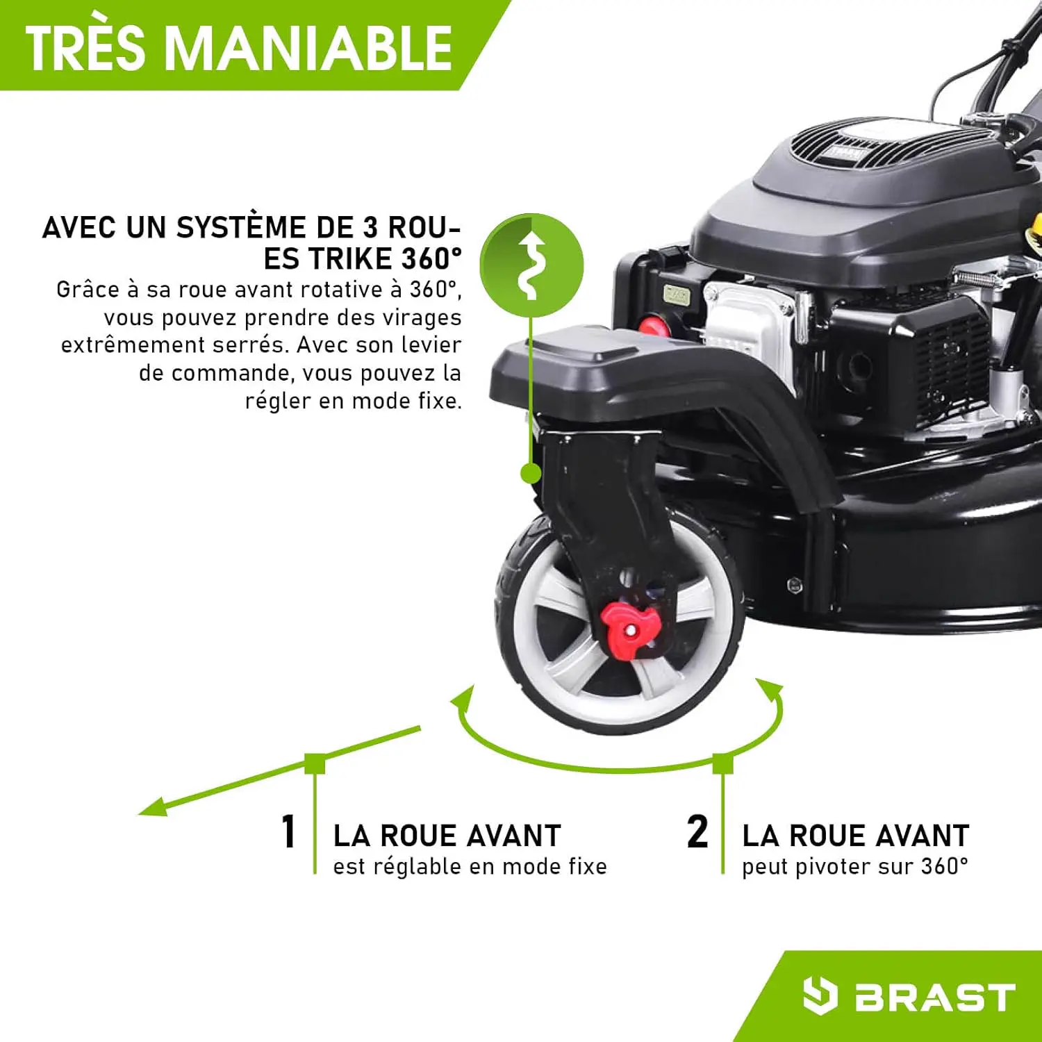 Tondeuse autoportée en acier 1500 x 540 vue 3