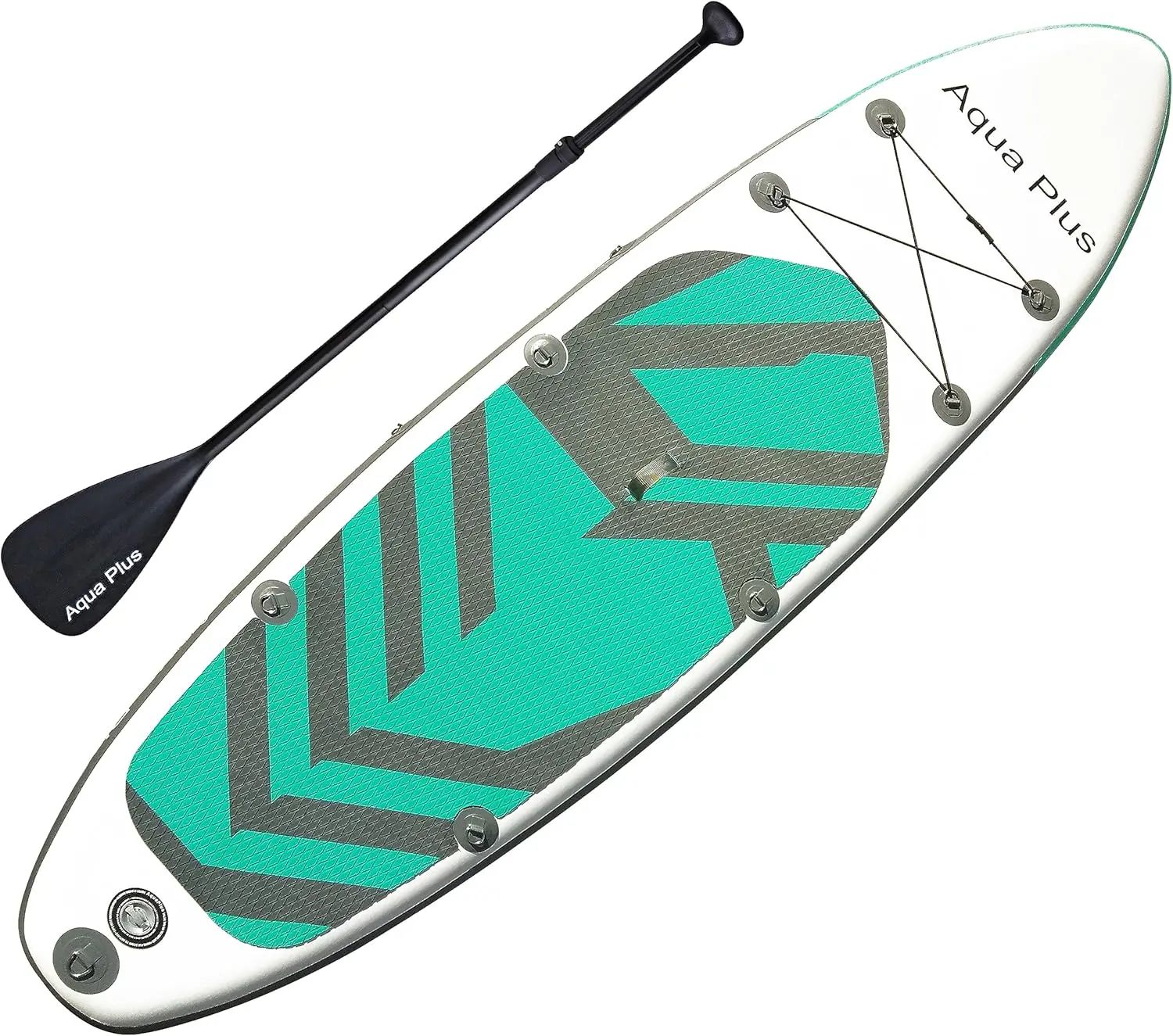 Paddle gonflable en aluminium gris 83 x 15 cm vue 4