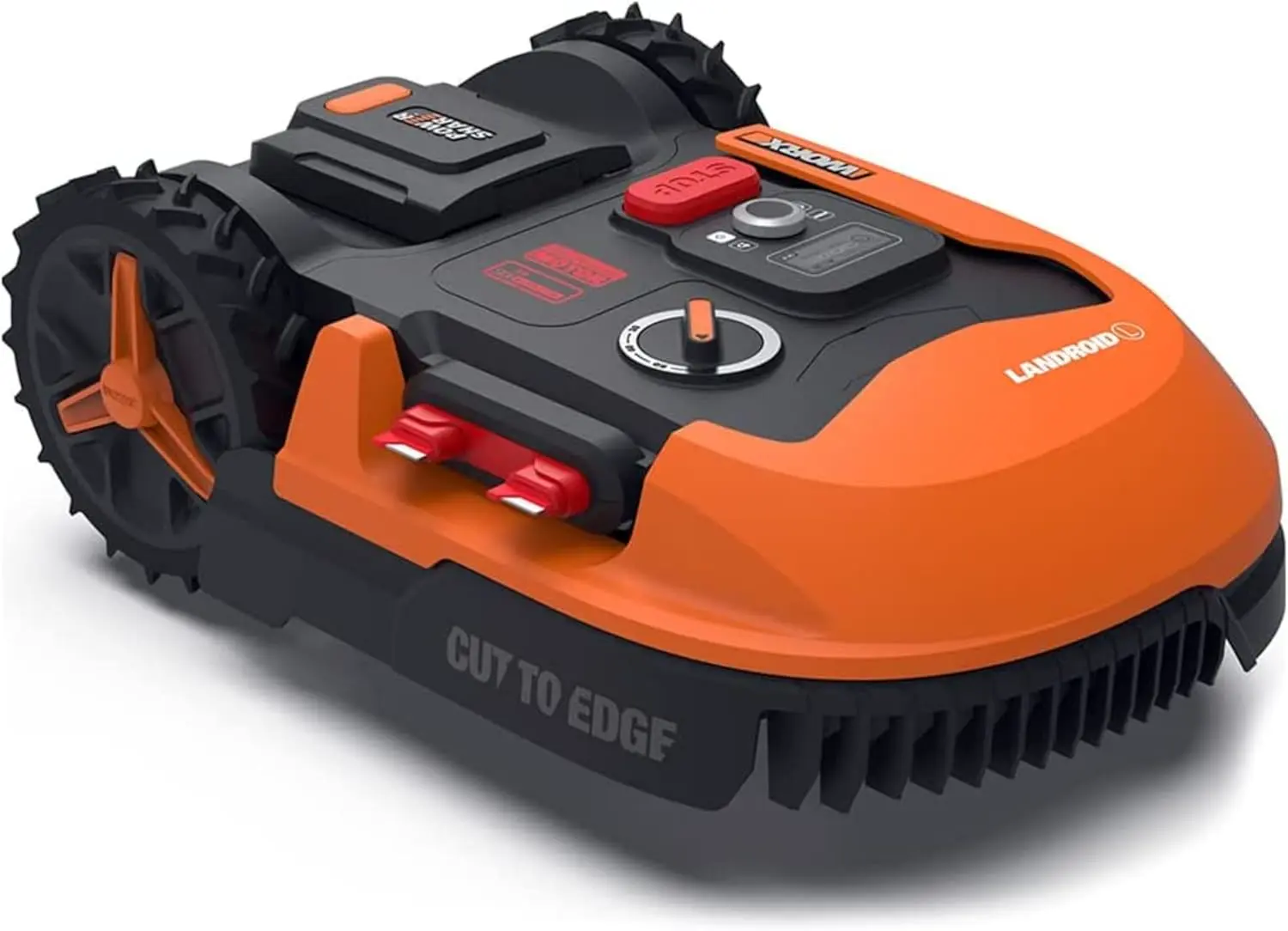 Robot tondeuse orange 1000m² vue 1