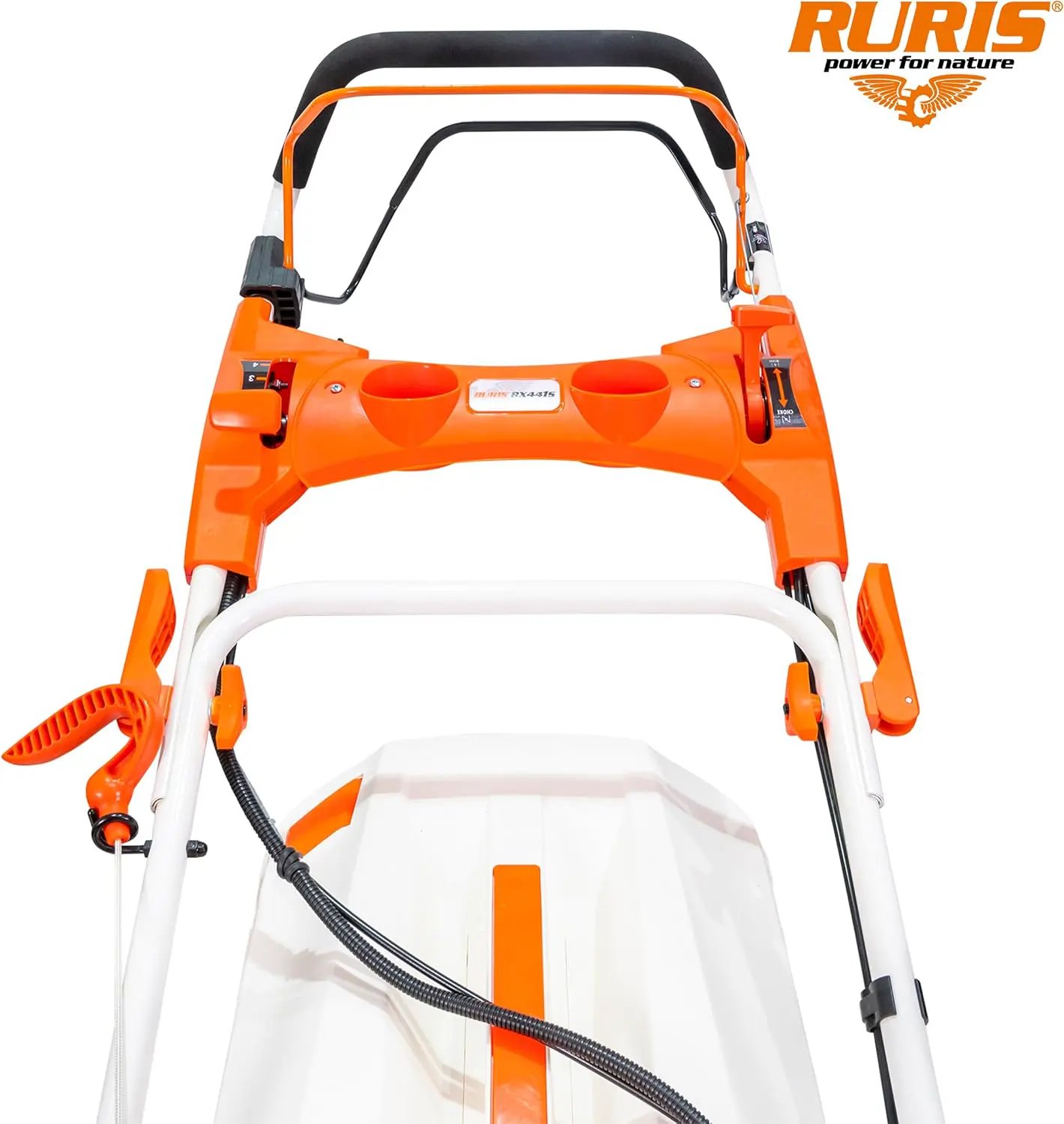 Tondeuse autoportée en acier orange 2000 m² vue 7