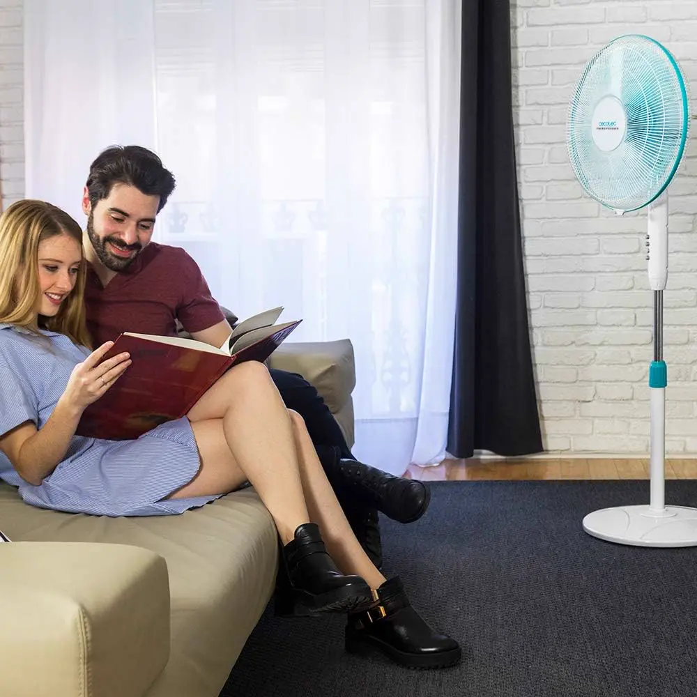 Ventilateur blanc vue 6