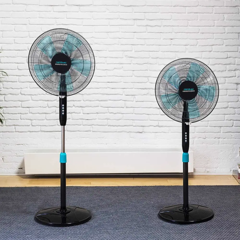 Ventilateur noir vue 2