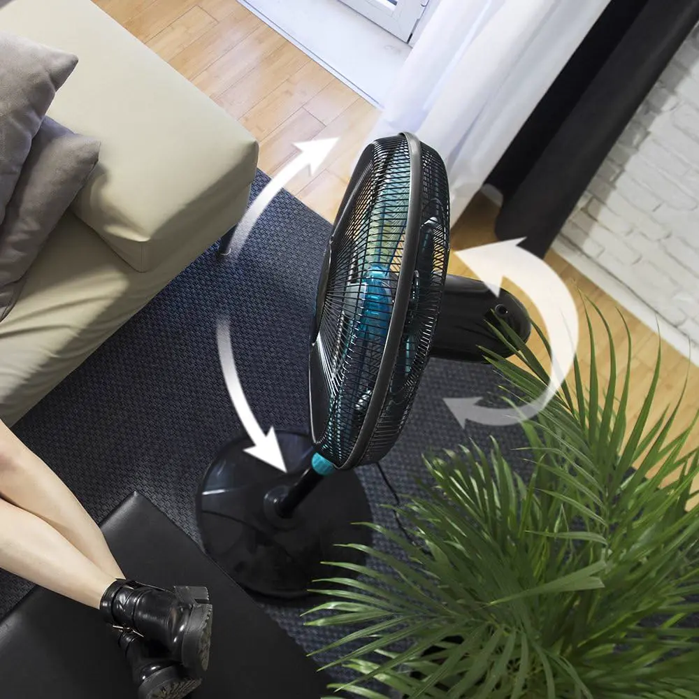 Ventilateur noir vue 4