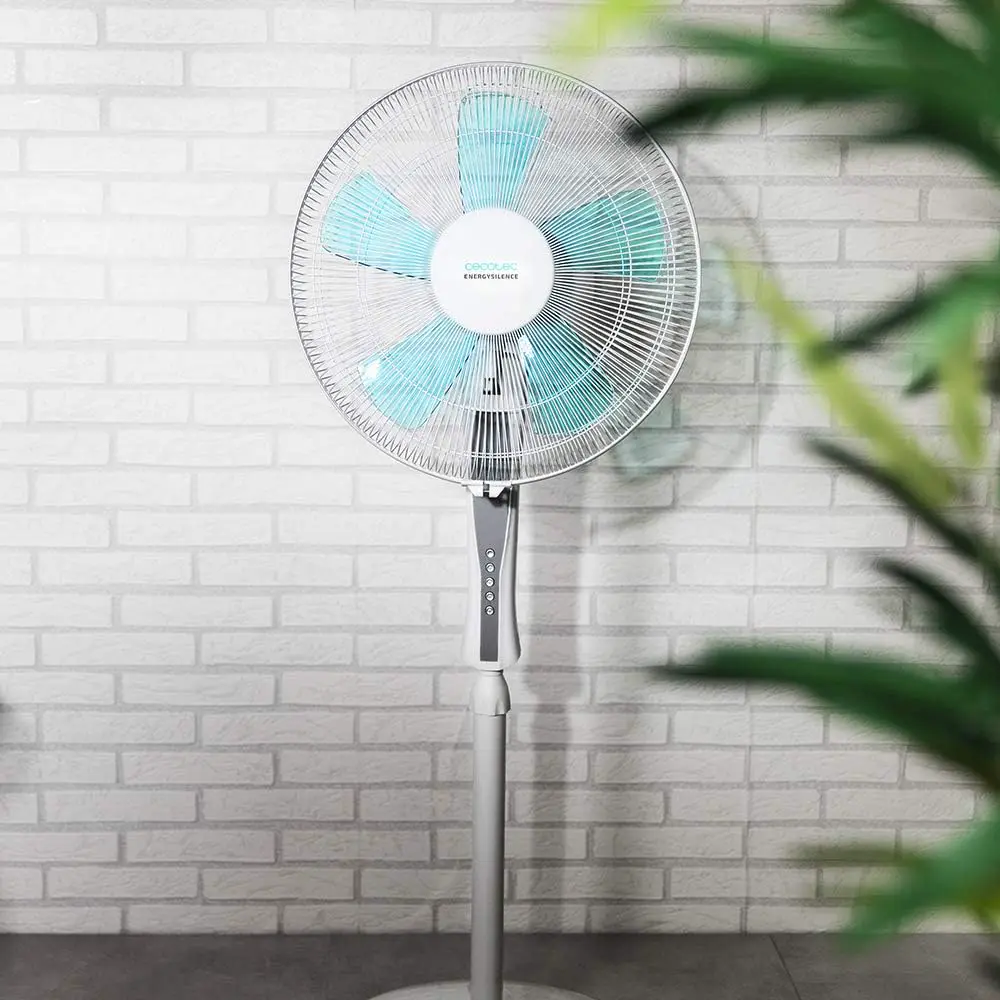 Ventilateur blanc vue 2