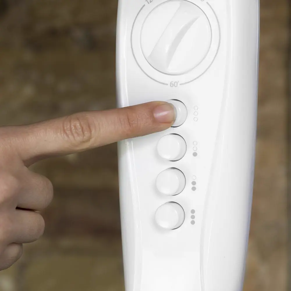 Ventilateur blanc vue 4