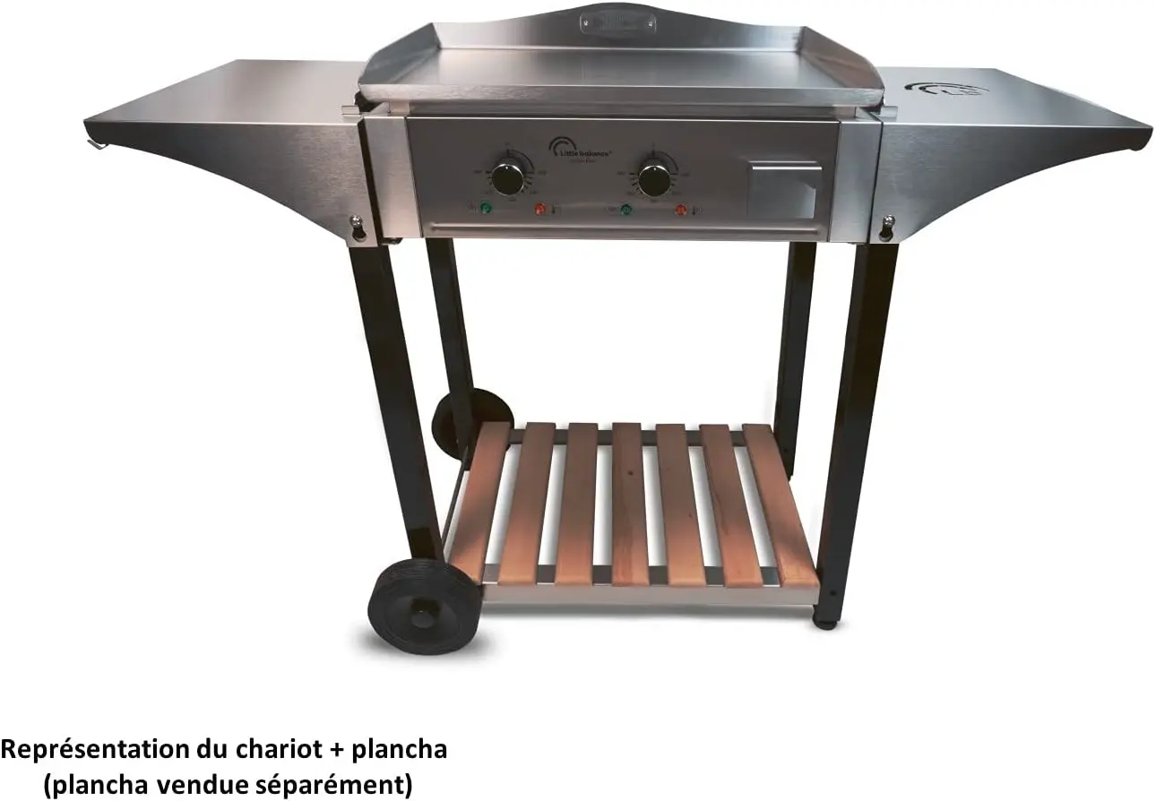 Plancha en acier 40 x 84 cm vue 7