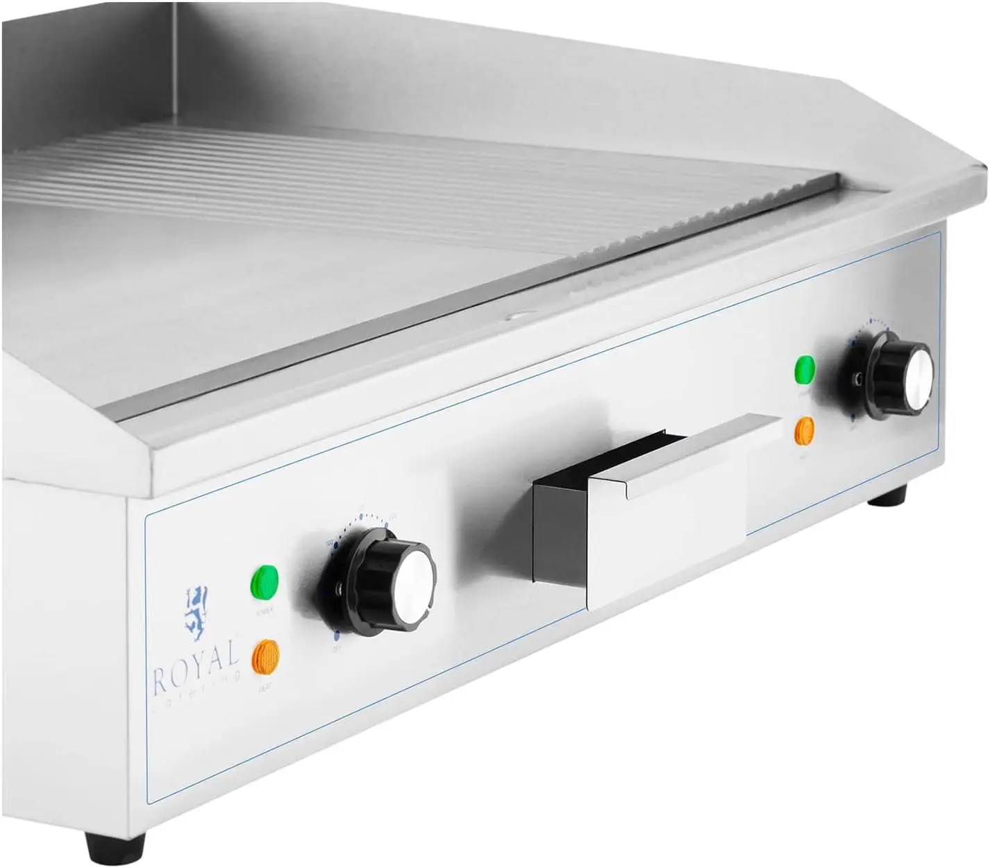 Plancha en acier 727 x 420 vue 3