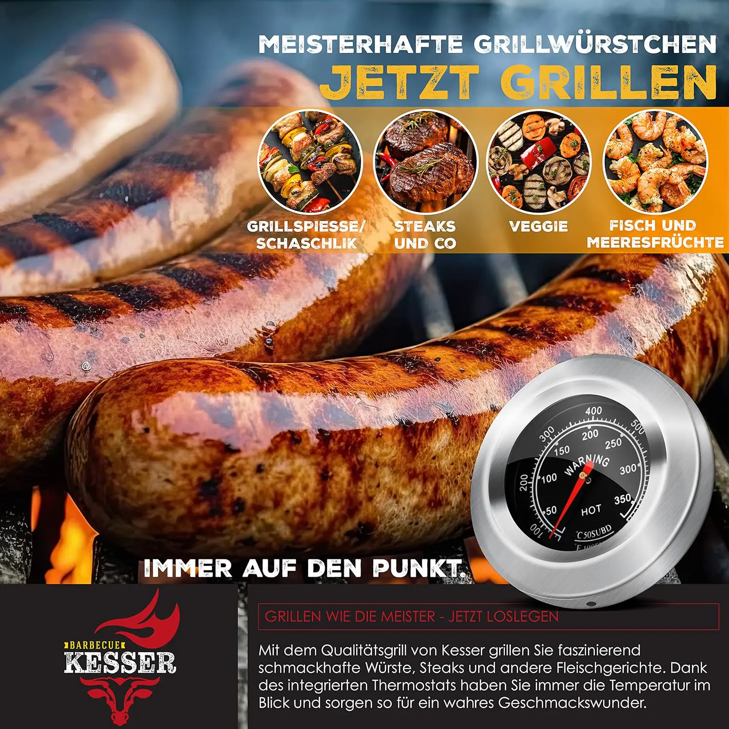 Barbecue weber en acier 45 x 115 vue 6