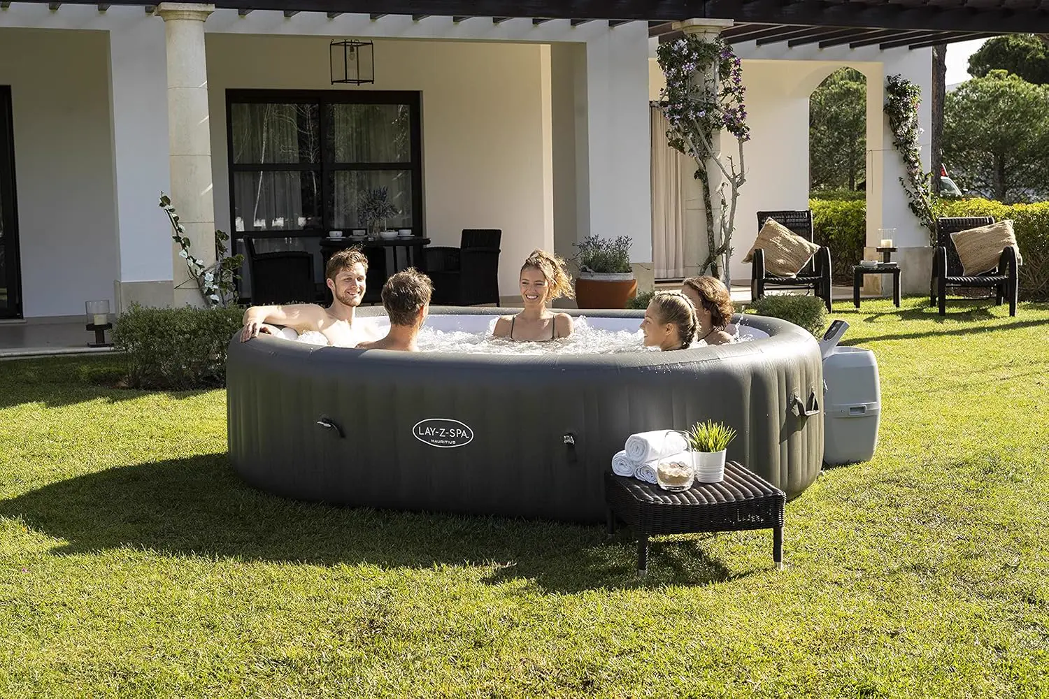 Spa gonflable 6 personnes 7 places 180 x 71 cm vue 16