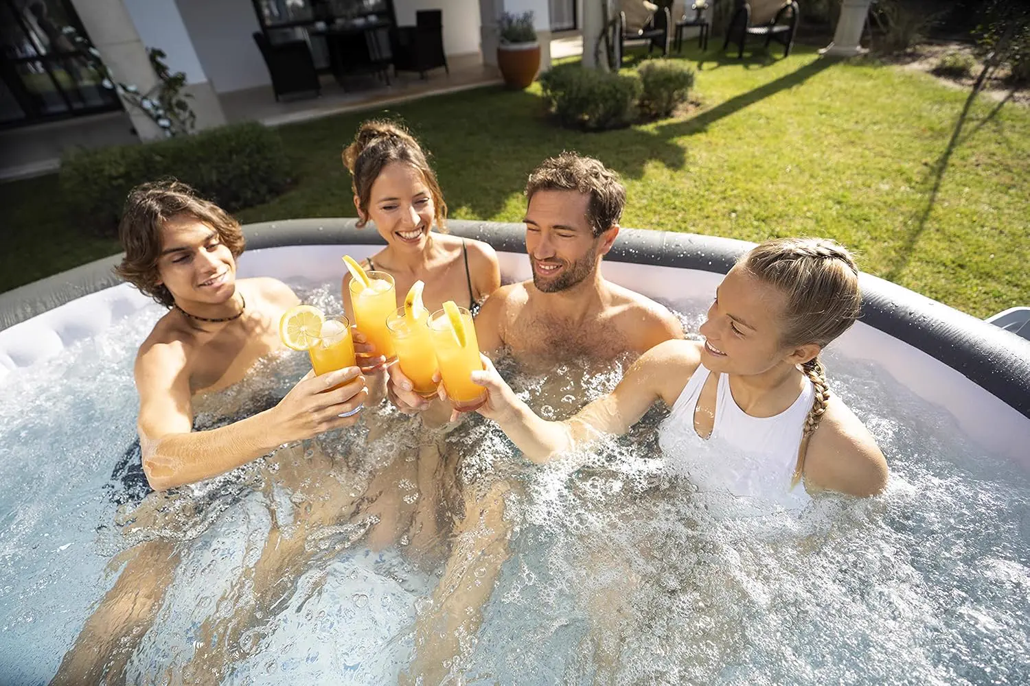 Spa gonflable 6 personnes 7 places 180 x 71 cm vue 19