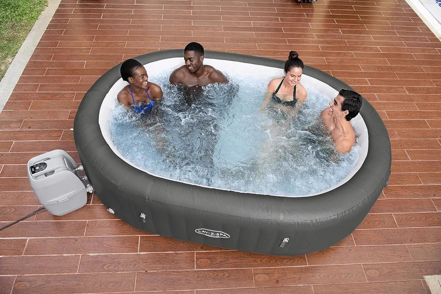 Spa gonflable 6 personnes 7 places 180 x 71 cm vue 23