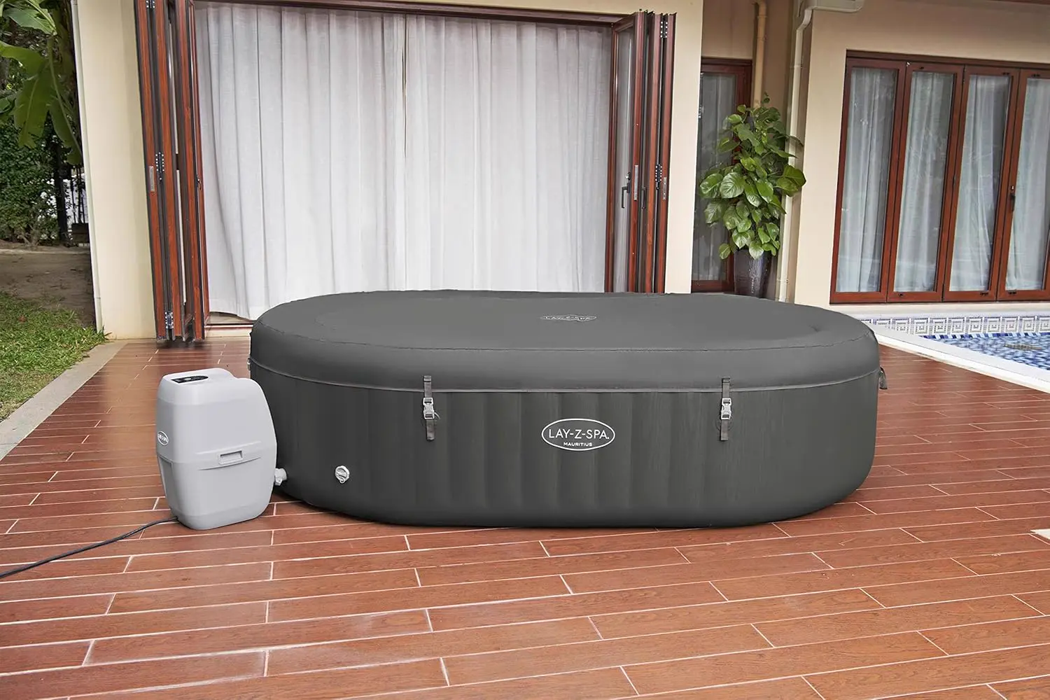 Spa gonflable 6 personnes 7 places 180 x 71 cm vue 33