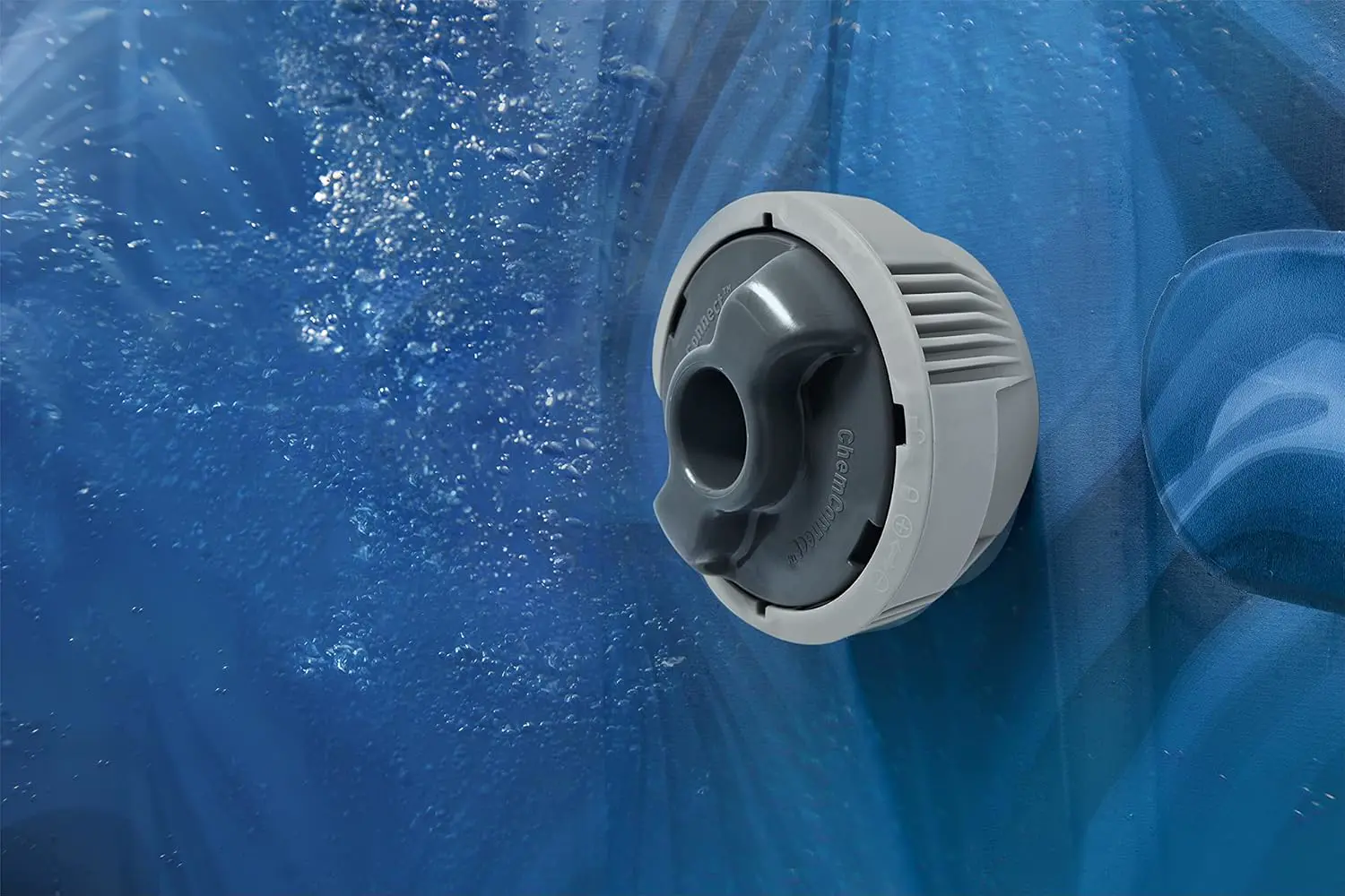 Spa gonflable 6 personnes 7 places gris 216 x 80 cm vue 10
