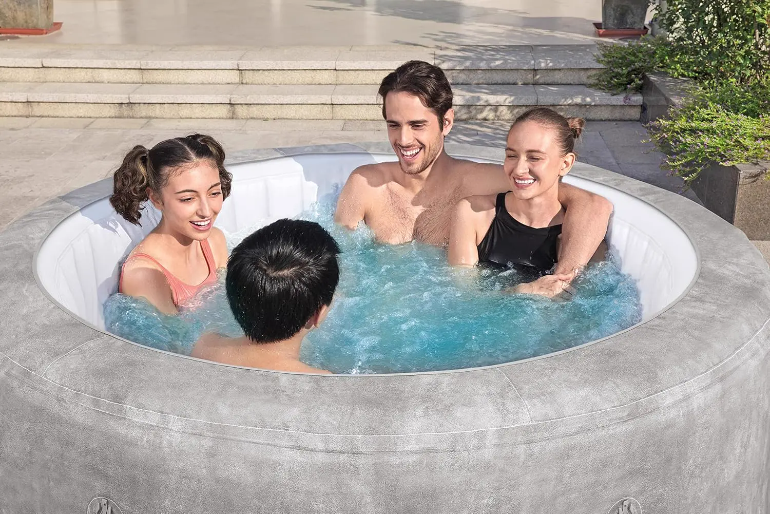 Spa gonflable 2 personnes 4 places 180 x 66 cm vue 9