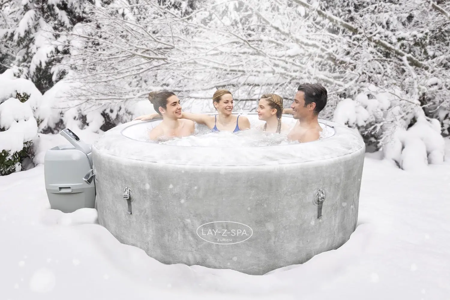 Spa gonflable 2 personnes 4 places 180 x 66 cm vue 12