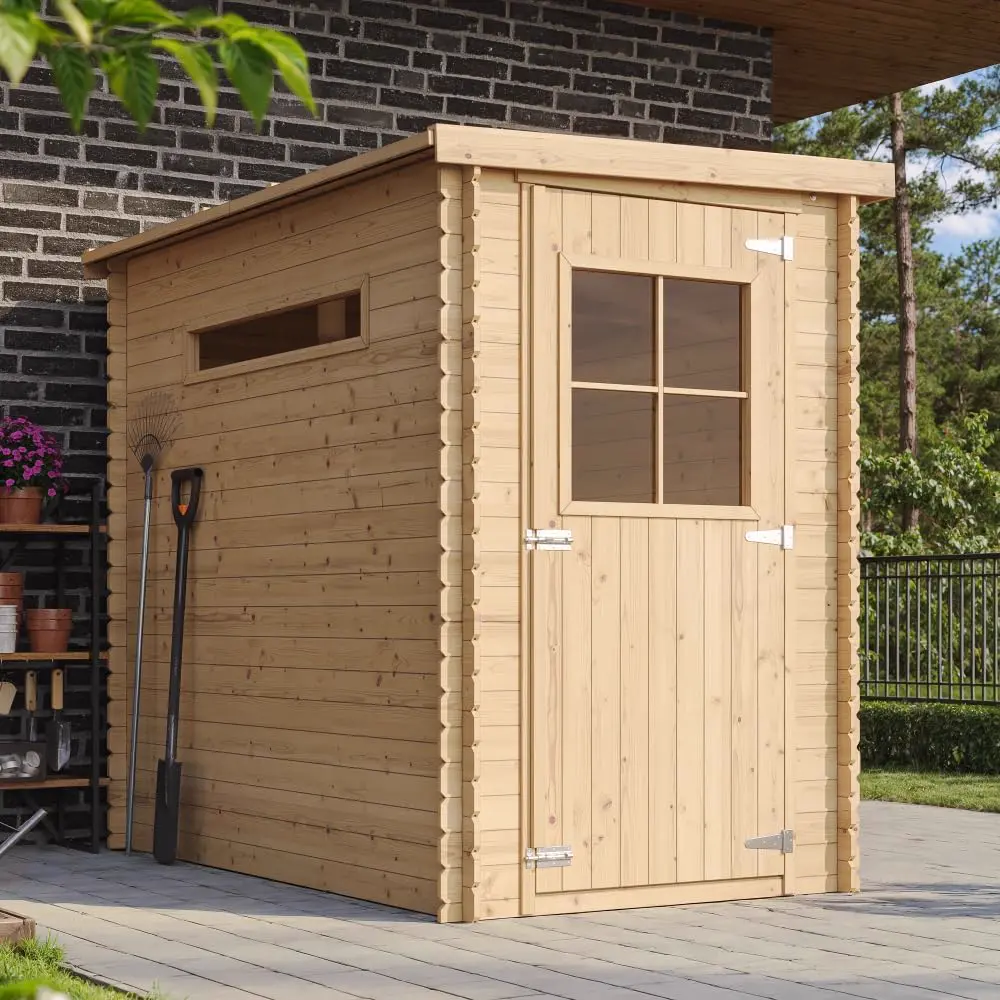 Abri de jardin en bois en bois 2,63 m² vue 2